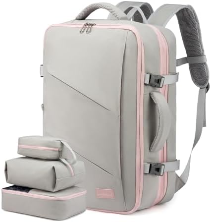 Sac à Dos Voyage Cabine Avion 40L Grand Bagage à Main Antivol Sac à Dos Ordinateur