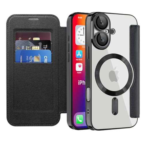 Coque Multifonctionnelle en Cuir iPhone 16 Plus