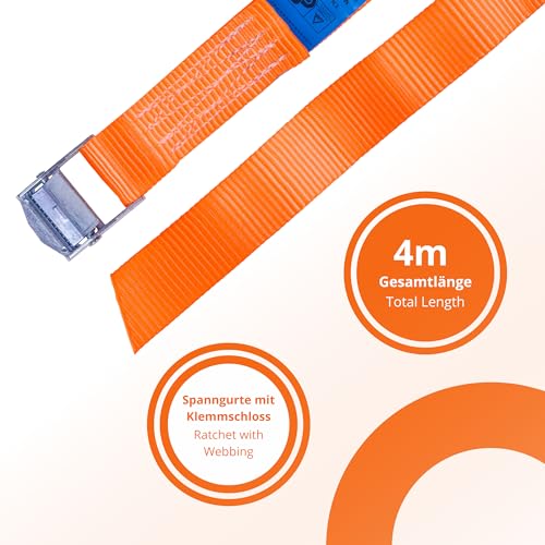 INTAKO Sangle Arrimage avec Boucle 0,5 x 25mm