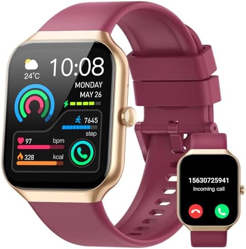 Montre Connectée Homme Femme, 1.96
