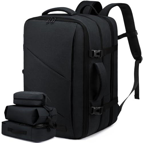 Sac à Dos Voyage Cabine Avion 40L Grand Bagage à Main Antivol Sac à Dos Ordinateur