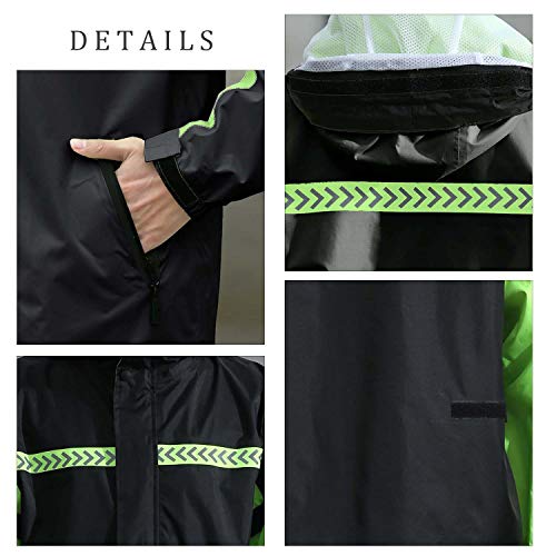 Ynport Crefreak - Combinaison imperméable à Capuche - Extérieur Homme/Femme - Étanche à l'eau de Pluie -Camouflage