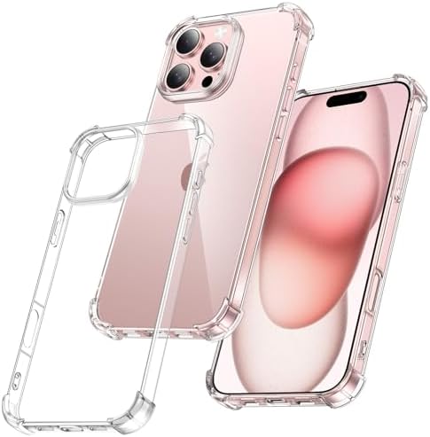 1 Coque pour iPhone 16 Pro avec 2 Verre Trempé et 1 Caméra Protecteur