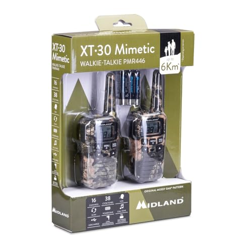 Talkie Walkie Rechargeable Longue Portée de 6 km