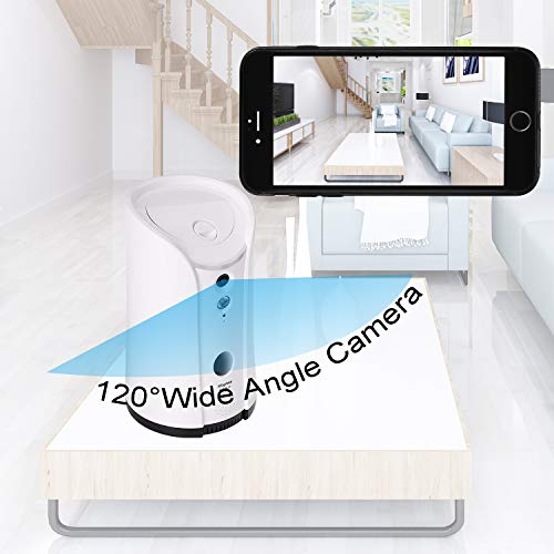 Caméra Audio Bidirectionnel Vision Nocturne pour Chien Surveillance à Distance WiFi