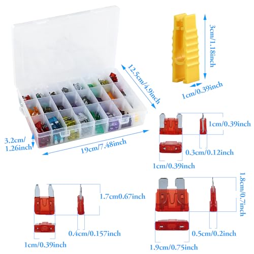 Lot de 300 fusibles de voiture + 160 mini fusibles de voiture