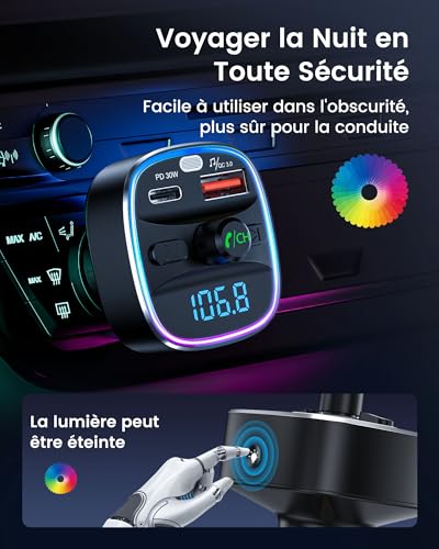 Transmetteur Bluetooth de Voiture