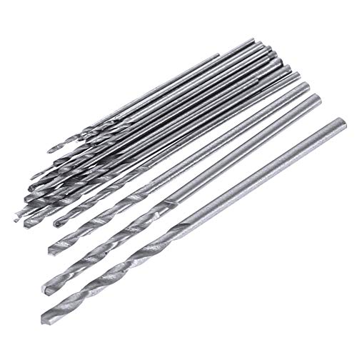 Coffret de 20pcs Kit de Mini Micro Foret de Précision Hélicoïdaux en HSS Set Fraise