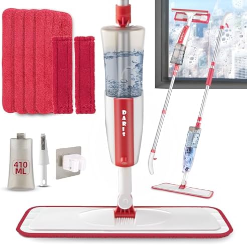 Balai Lave Sol avec Vaporisateur