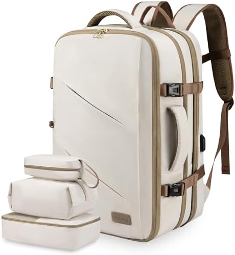 Sac à Dos Voyage Cabine Avion 40L Grand Bagage à Main Antivol Sac à Dos Ordinateur