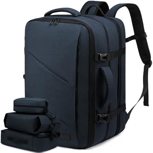 Sac à Dos Voyage Cabine Avion 40L Grand Bagage à Main Antivol Sac à Dos Ordinateur