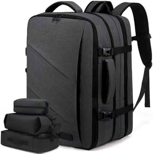 Sac à Dos Voyage Cabine Avion 40L Grand Bagage à Main Antivol Sac à Dos Ordinateur