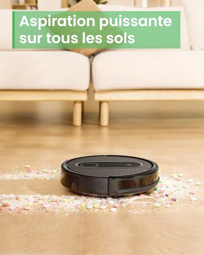 Aspirateur Robot 3000Pa, Robot Aspirateur Laveur