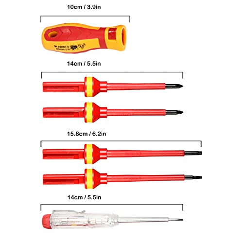 Ensemble de Tournevis Électricien Isolés 13pcs 1000V Geevorks
