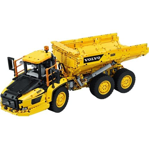 LEGO 42114 Technic 6x6 Volvo Articulated Hauler RC Truck Toy, Remote Control Car Construction Vehicle
