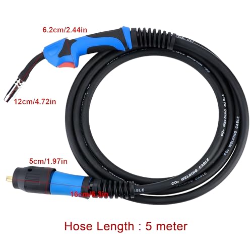 Torche de Soudage MIG MAG MB15 AK - 5 mètres avec Connexion EURO