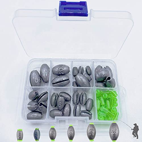 Lot de 30 plombs de pêche