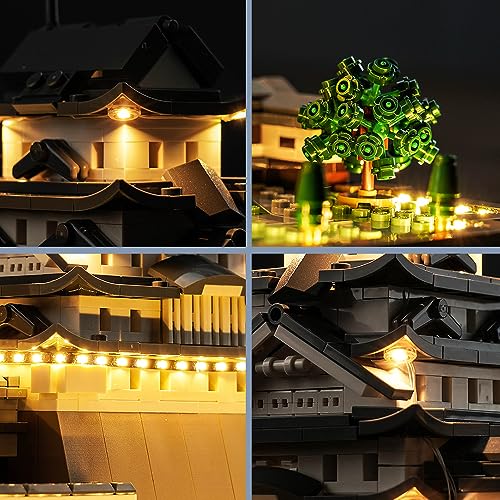 Kit d'éclairage télécommandé pour Lego 21060 Le château de Himeji (Pas Lego), Kit d'éclairage LED
