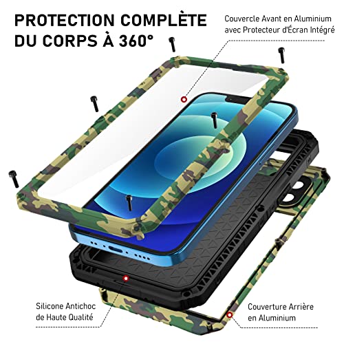 Beeasy Coque pour iPhone 12 Antichoc