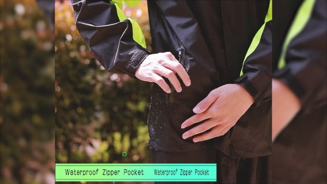 Ynport Crefreak - Combinaison imperméable à Capuche - Extérieur Homme/Femme - Étanche à l'eau de Pluie -Camouflage