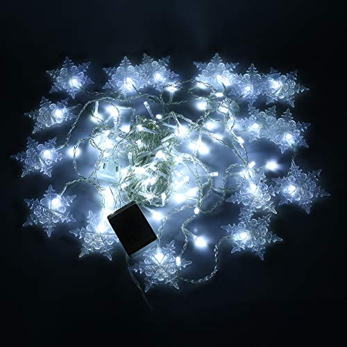 Rideau Lumineux Flocon de Neige