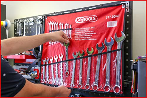 KS Tools - Jeu de 21 Clés Mixtes en Trousse (6-32 mm)