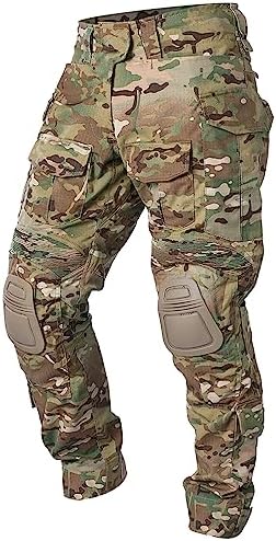 Pantalon de Combat G3 avec Genouillères militaires ou chasse
