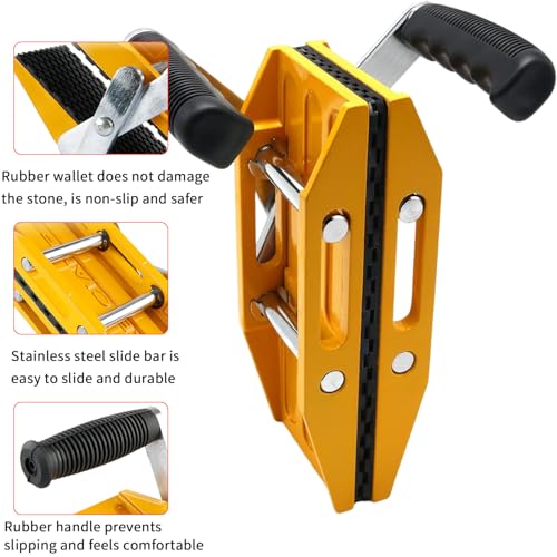 Lot de 2 Pinces de Transport de Pierre à Double Main de 46mm