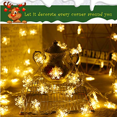 Guirlande Lumineuse Flocon de Neige