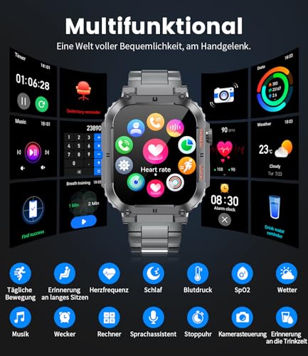 LIGE Montre Connectée Homme avec Appel