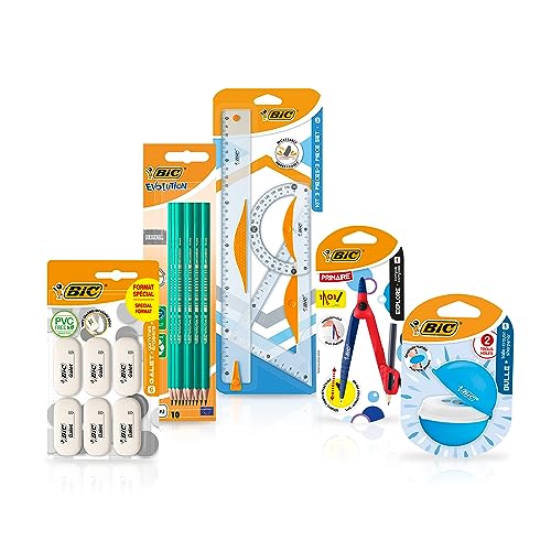 Kit de Fournitures Scolaires BIC - Pack de 21 pièces
