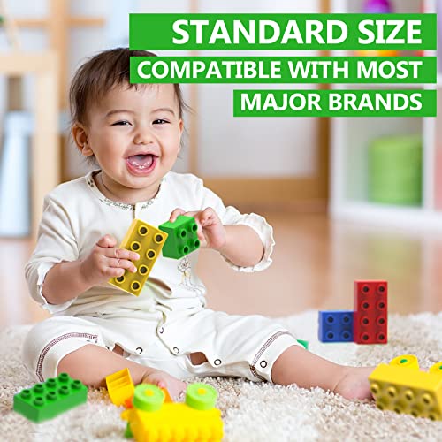 Grand lot de 25 blocs de legos âgés de 3, 4, 5, 6 ans