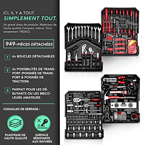 Boîte à Outils TRESKO 949 pièces