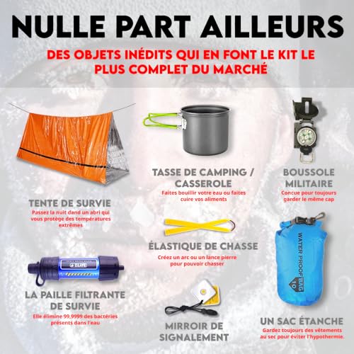 Kit de Survie Militaire Complet XXL