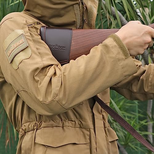 Tourbon Extension de Crosse en Cuir Véritable pour Fusil