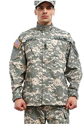 Uniforme militaire BDU, veste + pantalon motif camouflage, idéal pour la chasse,