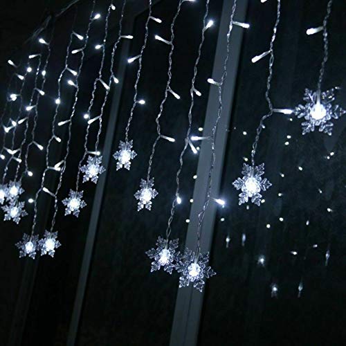 Rideau Lumineux Flocon de Neige