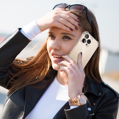 1 Coque pour iPhone 16 Pro avec 2 Verre Trempé et 1 Caméra Protecteur