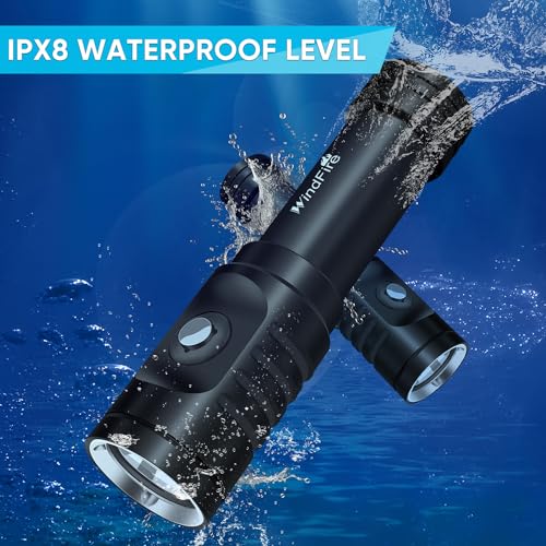 Lampe de Plongée Rechargeable WINDFIRE 3000LM