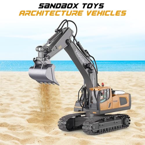 Excavateur télécommandée Jouets pour Enfants Pelle - Rechargeable RC Métal