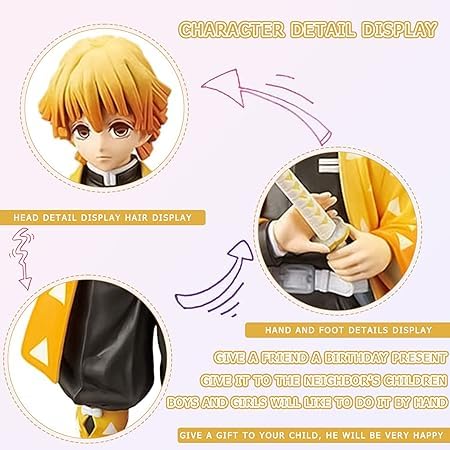 Figurine Manga avec 50 Autocollants