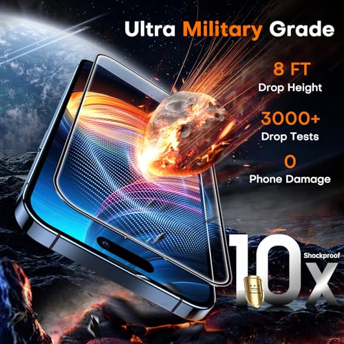 TOCOL 2 Pièces Verre Trempé pour iPhone 15 Pro Max Couverture Complète, Installation Automatique, Dureté 9H Résistant aux Rayures, Sans Bulles, Protection écran pour iPhone 15 Pro Max