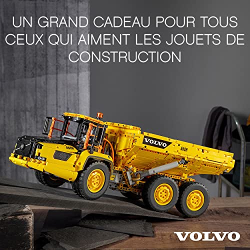 LEGO 42114 Technic 6x6 Volvo Articulated Hauler RC Truck Toy, Remote Control Car Construction Vehicle
