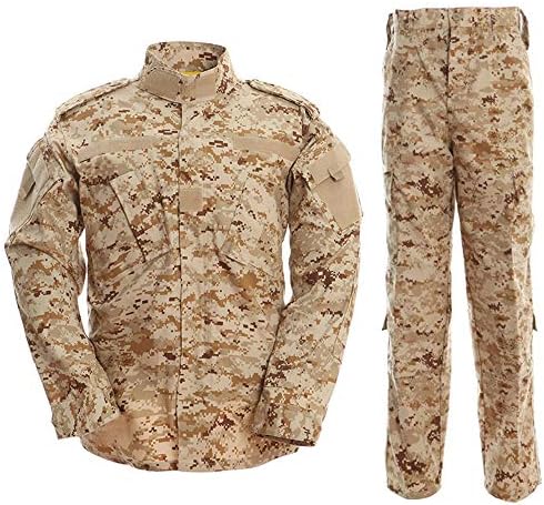 Uniforme militaire BDU, veste + pantalon motif camouflage, idéal pour la chasse,