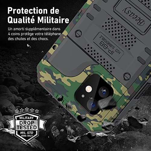 Beeasy Coque pour iPhone 12 Antichoc