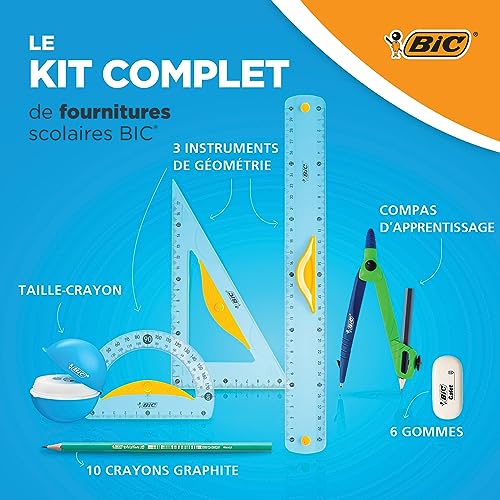 Kit de Fournitures Scolaires BIC - Pack de 21 pièces