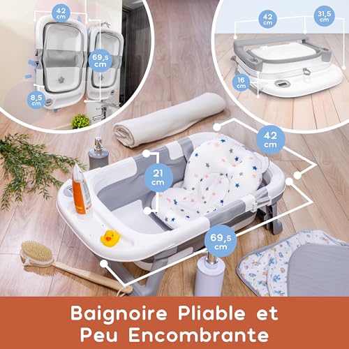 Baignoire Bébé Avec Thermomètre Digital