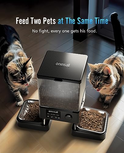 Distributeur Croquettes Chat Automatique 2 Bols