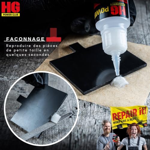 super glue extra forte - colle pour plastique caoutchouc pierre céramique verre bois