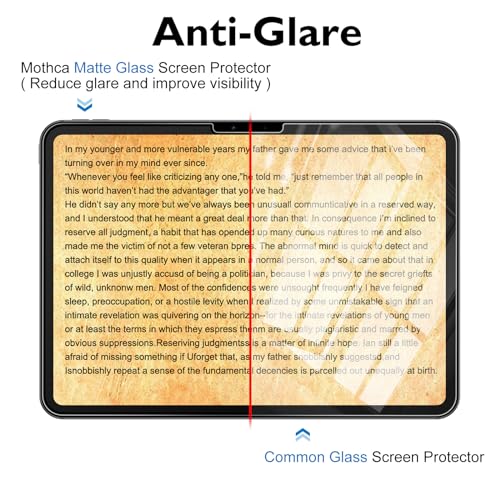 Verre Trempé Mat pour iPad Pro 13 Pouces 2024 M4, 9H Vitre Protection D'écran Mate et Protection Caméra, Anti-Reflet et Anti-Traces de Doigts, avec Outil d'Installation Facile, Lot de 2